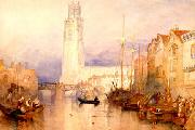 Joseph Mallord William Turner Boston in Lincolnshire oil painting